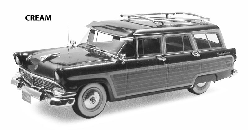1:43 Esval Model - 1955 Ford Country Squire SW Station Wagon - Beige Wood