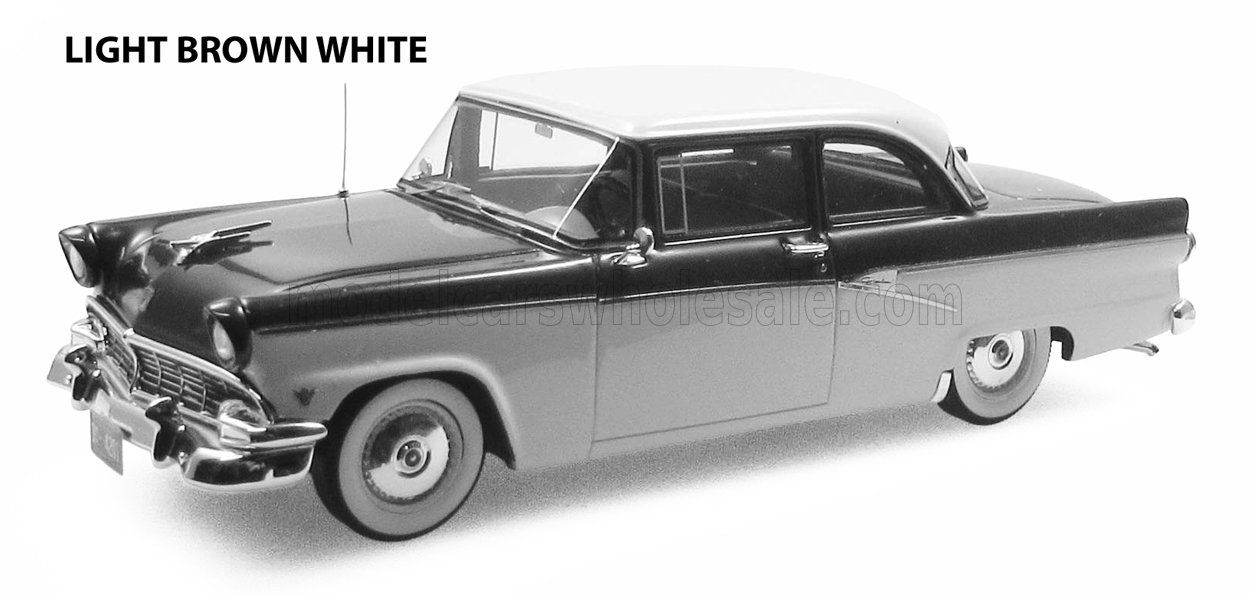 1:43 Esval Model - 1956 Ford Customline Berline - 2 Tone Brown