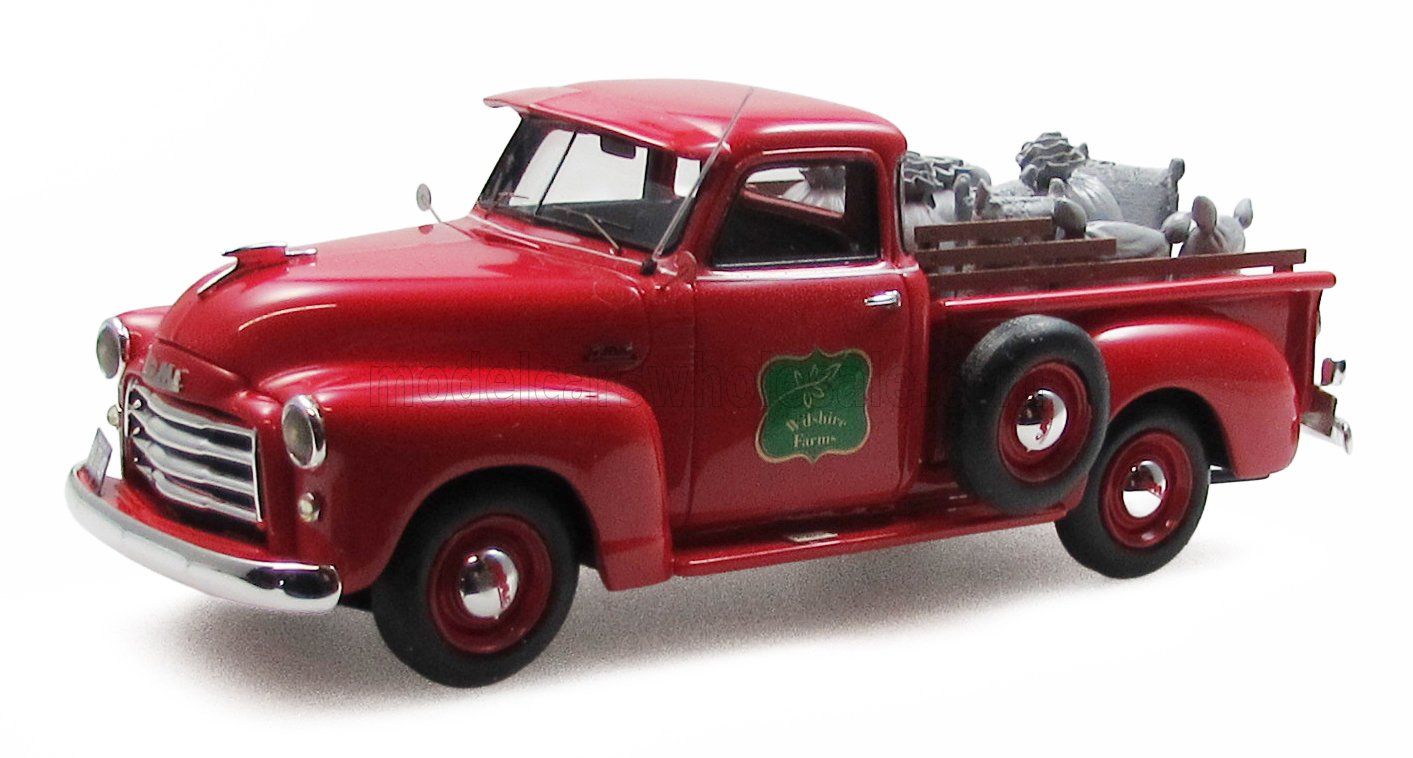 1:43 Esval Model - 1953 GMC 100 Pick-Up 5 Window - Red