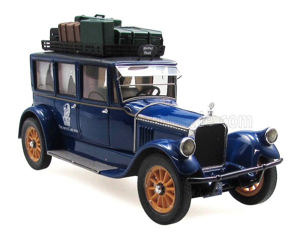 1:43 Esval Model - 1921 Pierce Arrow Model 32 7-Seater Limousine Ritz Carlton Hotel - Blue Black