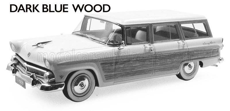 1:43 Esval Model - 1955 Ford Country Squire SW Station Wagon - Dark Blue Wood