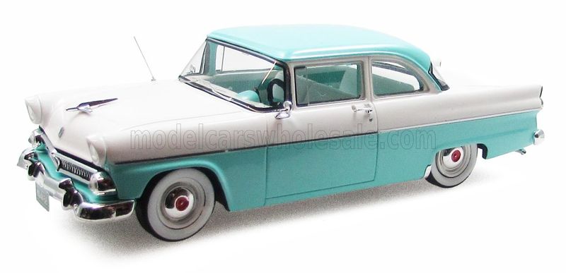 1:43 Esval Model - 1956 Ford Customline Berline - Turquoise White