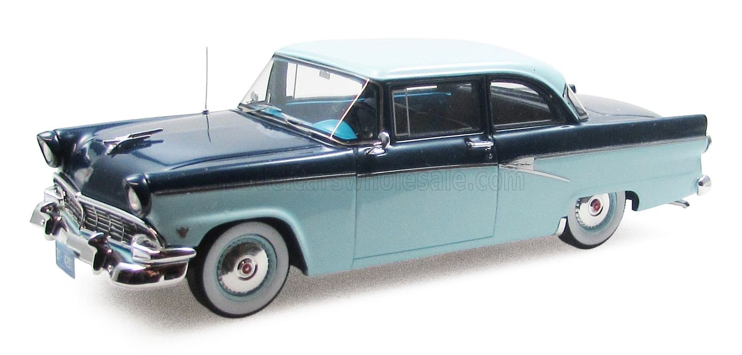 1:43 Esval Model - 1956 Ford Customline Berline - 2 Tone Blue