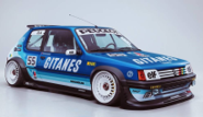 1:18 Solido - 1990 Peugeot 205 GTI Blackfish G Tribute