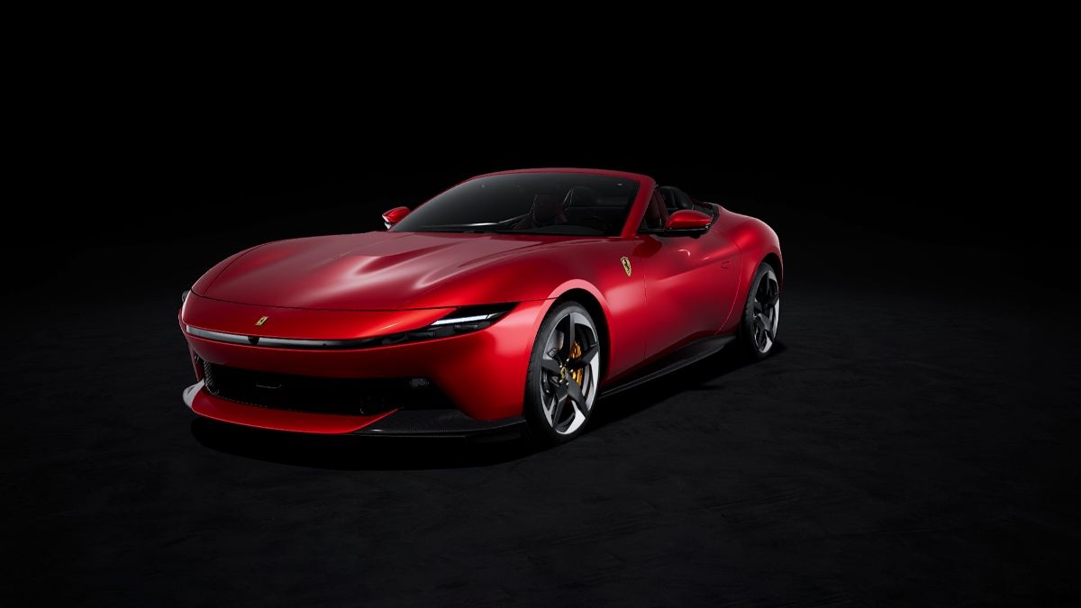 1:43 Looksmart - 2025 Ferrari Amalfi Spider Rosso Magma