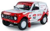 1:18 Solido - Lada Niva #763 Dakar Classic 2022 M. Jacober - S. Miljic