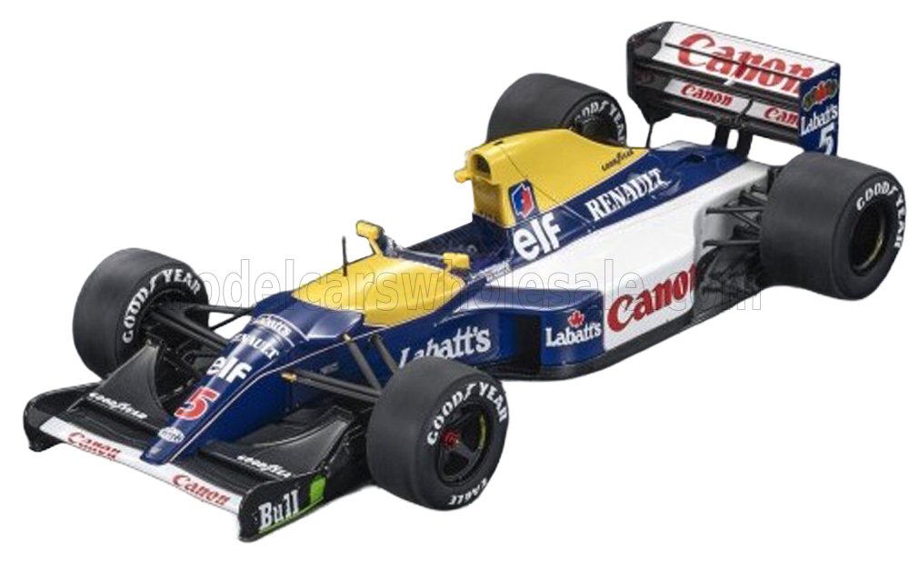 1:43 Bburago - Williams F1 FW14B Renault #5 World Champion Season 1992 N. Mansell