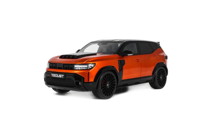 1:18 Otto Mobile - 2025 Dacia Duster Redust Sport 4x2 Hybrid - Orange