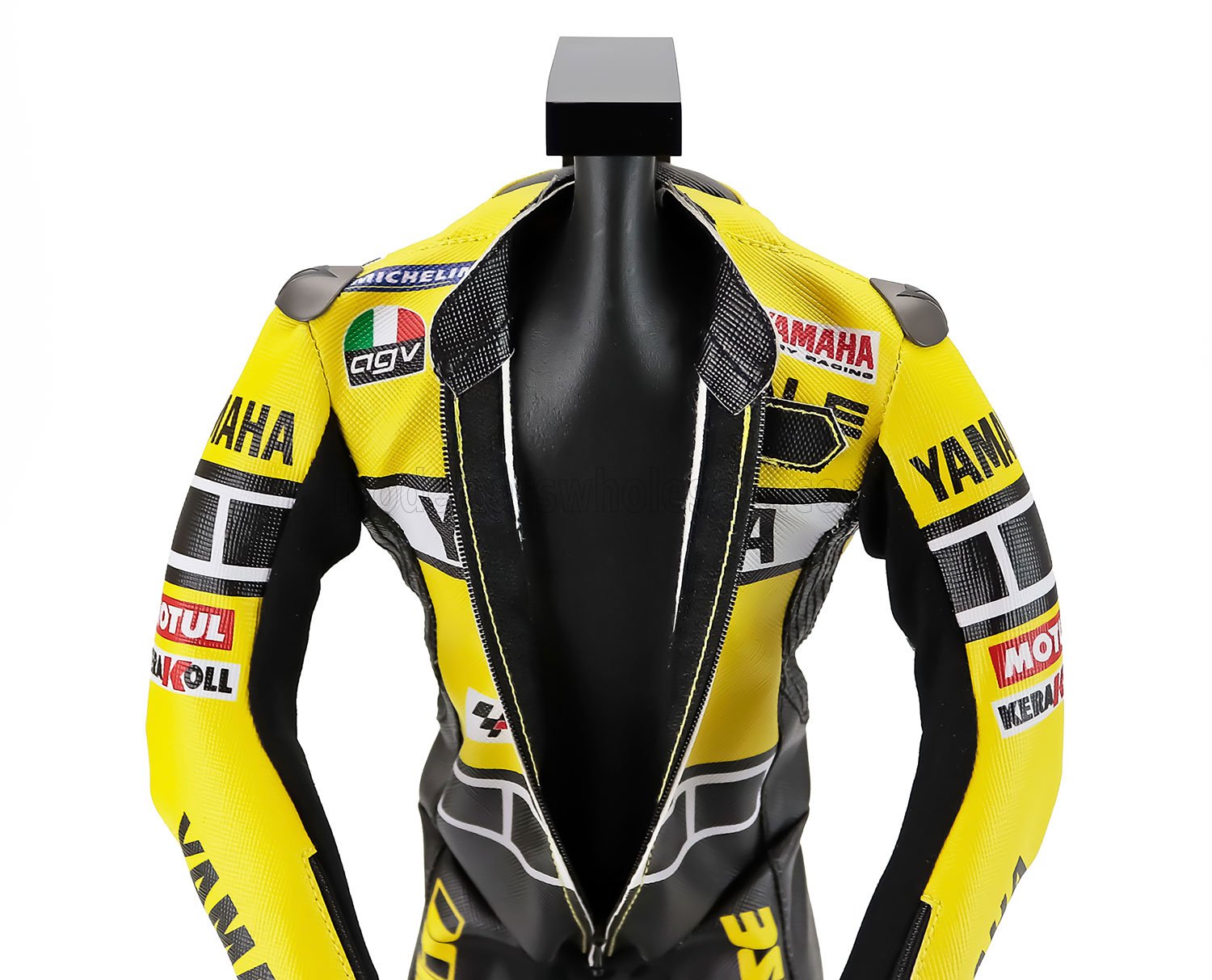 1:4 Microart Racing - Dainese - Racing Suit - Tuta - Valentino Rossi VR46 - Laguna Seca - World Champion Yamaha YZR-M1 MotoGP 2005 - True To Original With Zip Closure