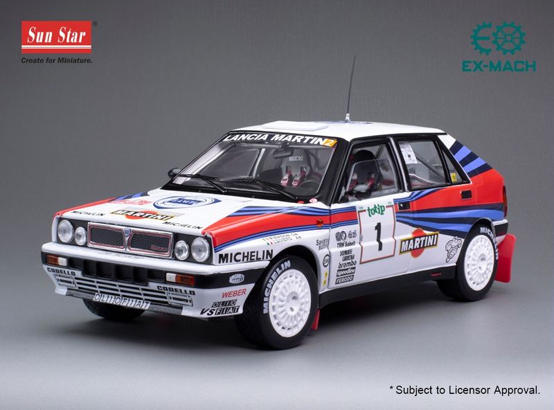 1:18 Sunstar - Lancia Delta Integrale #1 Rally San Remo 1988 M. Biasion - T. Siviero
