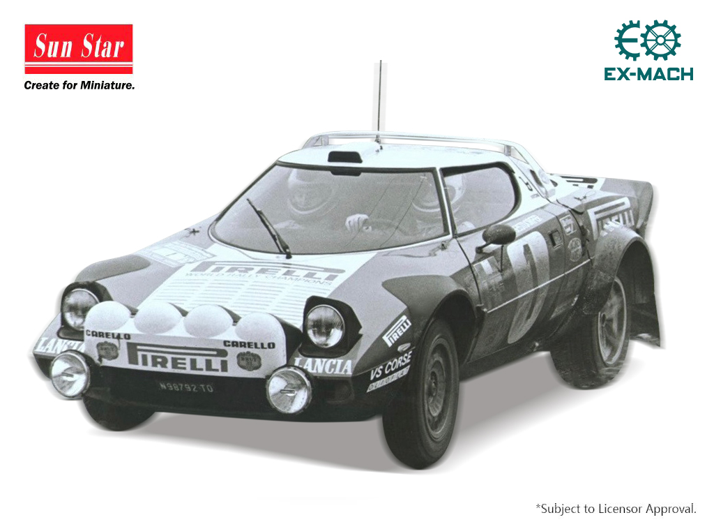 1:18 Sunstar - Lancia Stratos HF #1 International Sachs Winter Rallye 1978 W. Röhrl - C. Geistdörfer