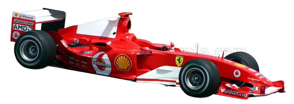1:43 Bburago - Ferrari F1 F2004 #1 World Champion Season 2004 M. Schumacher