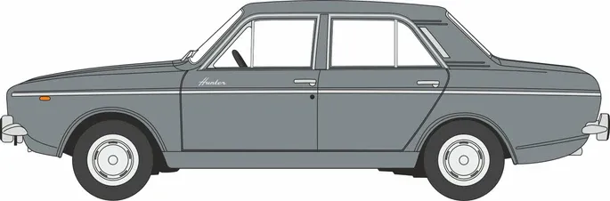 1:76 Oxford  - Hillman Hunter MK2 Storm Grey
