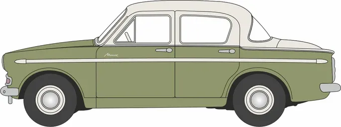 1:76 Oxford  - Hillman Minx MkIIIA Apple Green/Foam White