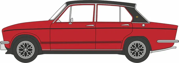 1:76 Oxford  - Triumph Dolomite Sprint Pimento Red