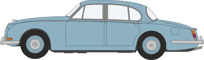 1:76 Oxford  - Jaguar S Type Opalescent Silver Blue