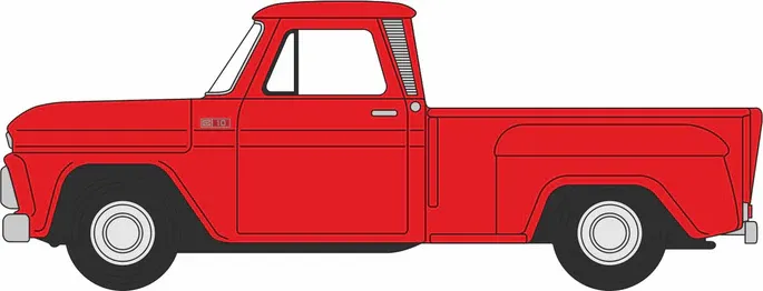 1:87 Oxford  - 1965 Chevrolet Stepside Pick Up Red
