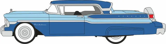 1:87 Oxford - 1957 Mercury Montclair Nantucket Blue/Pacific Blue 1:87 Oxford - 1957 Mercury Montclair Nantucket Blue/Pacific Blue