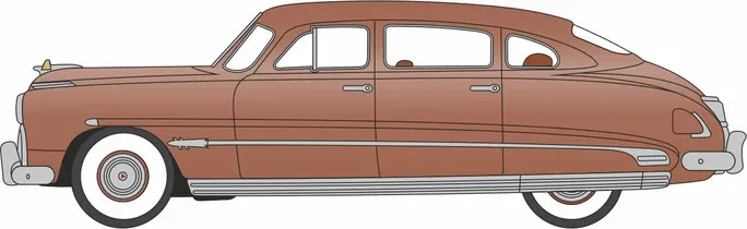 1:87 Oxford - 1951 Hudson Hornet Sedan Texas Tan 1:87 Oxford - 1951 Hudson Hornet Sedan Texas Tan