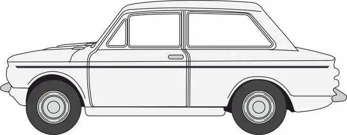 1:76 Oxford  - Hillman Imp Polar White