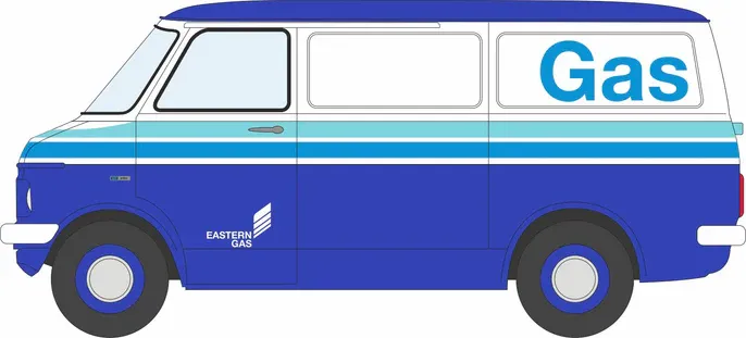 1:76 Oxford  - Bedford CF Van Eastern Gas