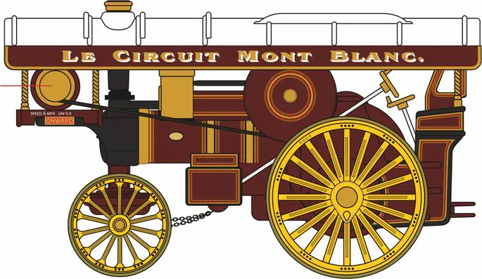 1:76 Oxford  - Fowler FB6 Showmans Locomotive Onward