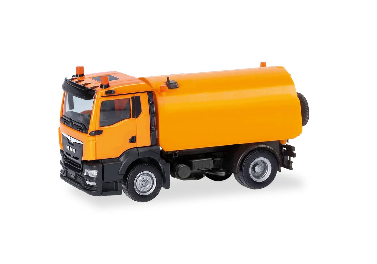1:87 Herpa - MAN TGS NN Kehrmaschine, kommunalorange 1:87 Herpa - MAN TGS NN Kehrmaschine, kommunalorange