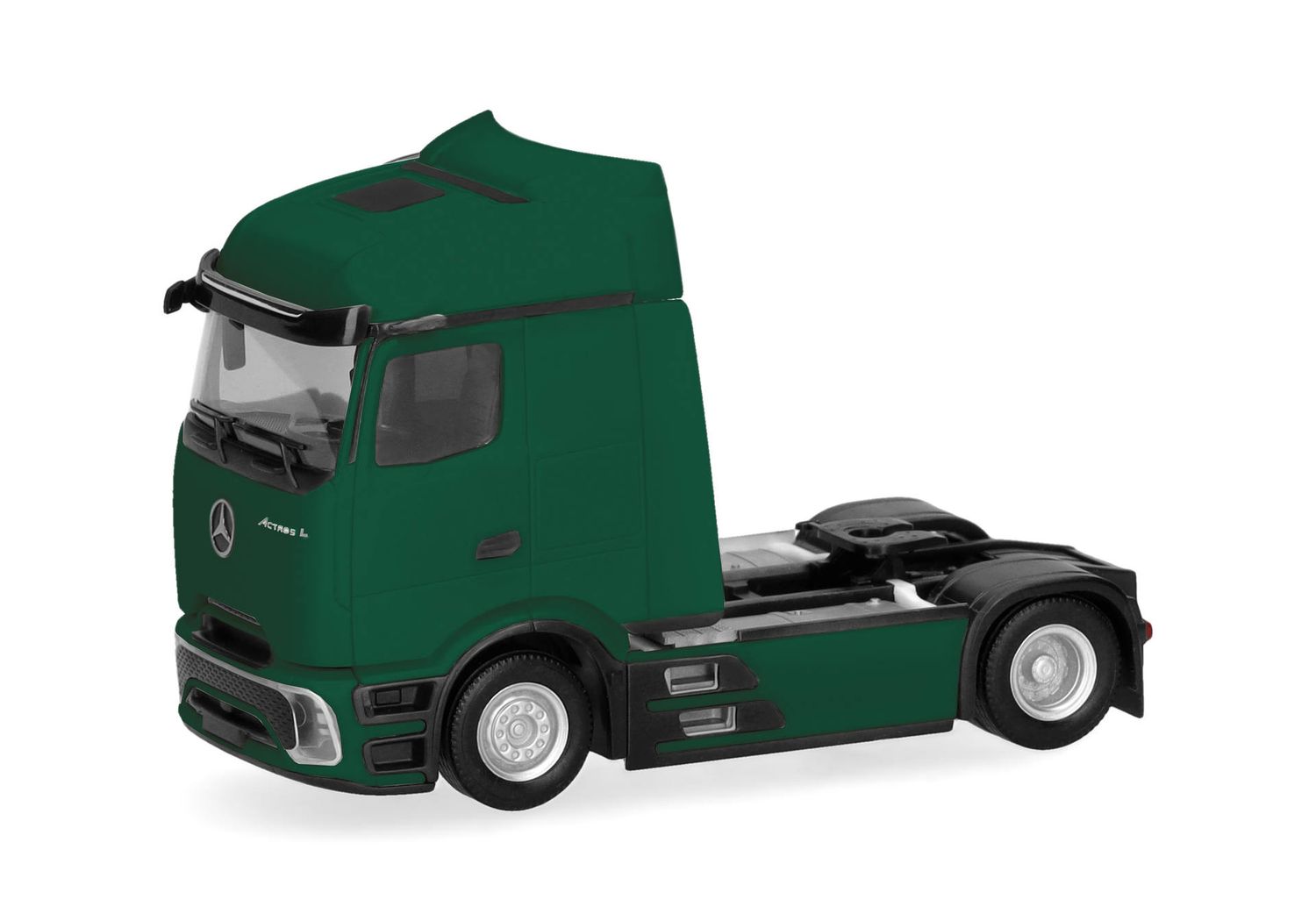 1:87 Herpa - Mercedes-Benz Actros L Procabin Streamspace Zugmaschine 2achs, moosgrün