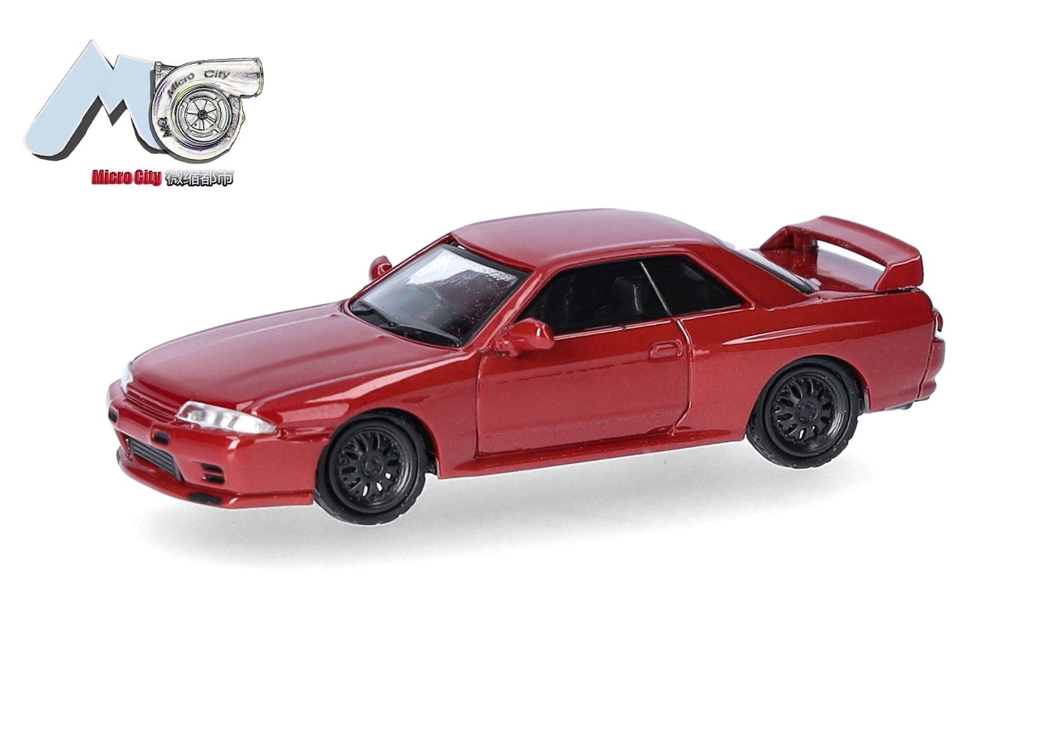 1:87 Herpa - MicroCity: Nissan Skyline GTR32, weinrot