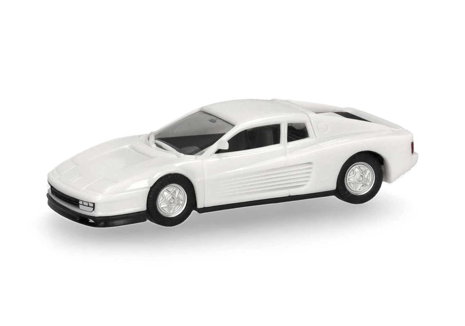 1:87 Herpa - Ferrari Testarossa (Motorabdeckung zum Öffnen), bianco