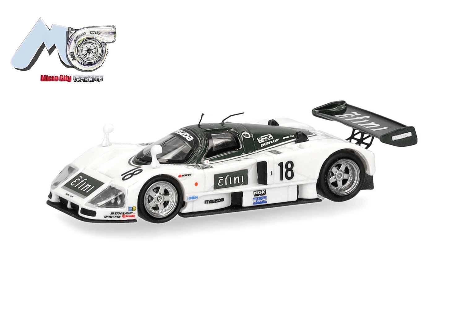 1:87 Herpa - MicroCity: Mazda 787B 18, weiß