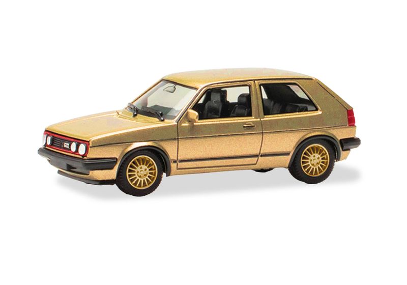 1:87 Herpa - Volkswagen (VW) Golf GTI, goldmetallic 1:87 Herpa - Volkswagen (VW) Golf GTI, goldmetallic