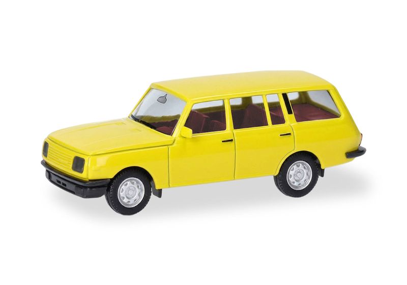 1:87 Herpa - Wartburg 353 '85 Tourist, zitrusgelb 1:87 Herpa - Wartburg 353 '85 Tourist, zitrusgelb