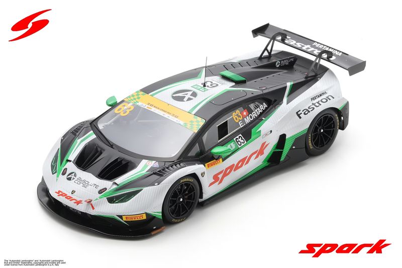 1:18 Spark - Lamborghini Huracán GT3 Evo 2 No.63 Absolute Corse Macau GT Cup - FIA GT World Cup 2025 Edoardo MORTARA