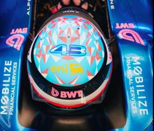 1:5 Spark Helmet - BWT Alpine Formula One Team - Franco Colapinto - 2026