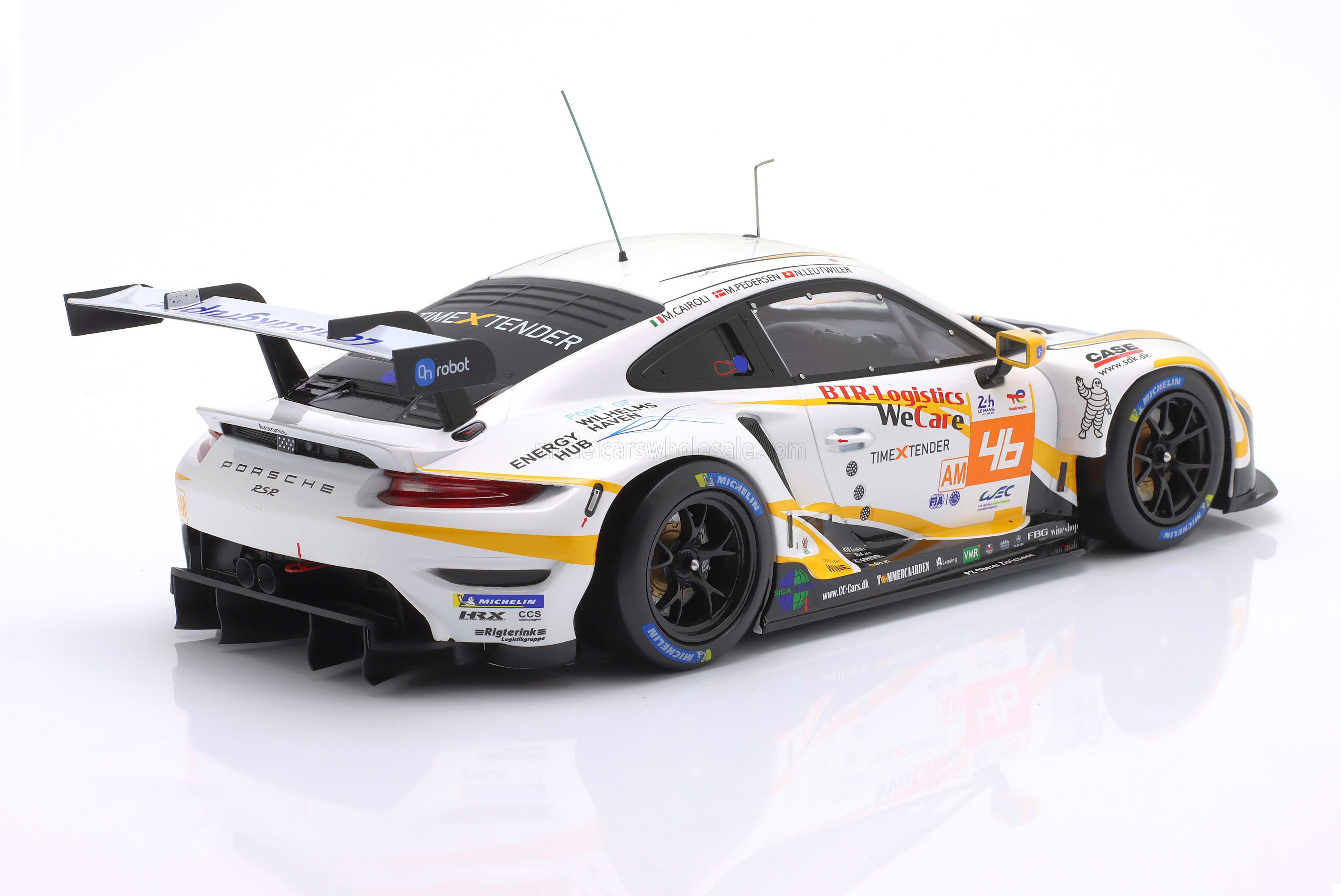 1:18 Ixo - Porsche 911 991 RSR-19 4.2L Team Project-1 #46 24h Le Mans 2022 M. Cairoli - M. Pedersen - N. Leutwiler
