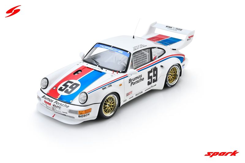 1:18 Spark - Porsche 964 Turbo S LM No.59 7th 12H Sebring 1993 W. Rohrl - H-J. Stuck - H. Haywood