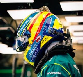 1:5 Spark Helmet - Aston Martin Aramco Formula One Team - Fernando Alonso - 2026
