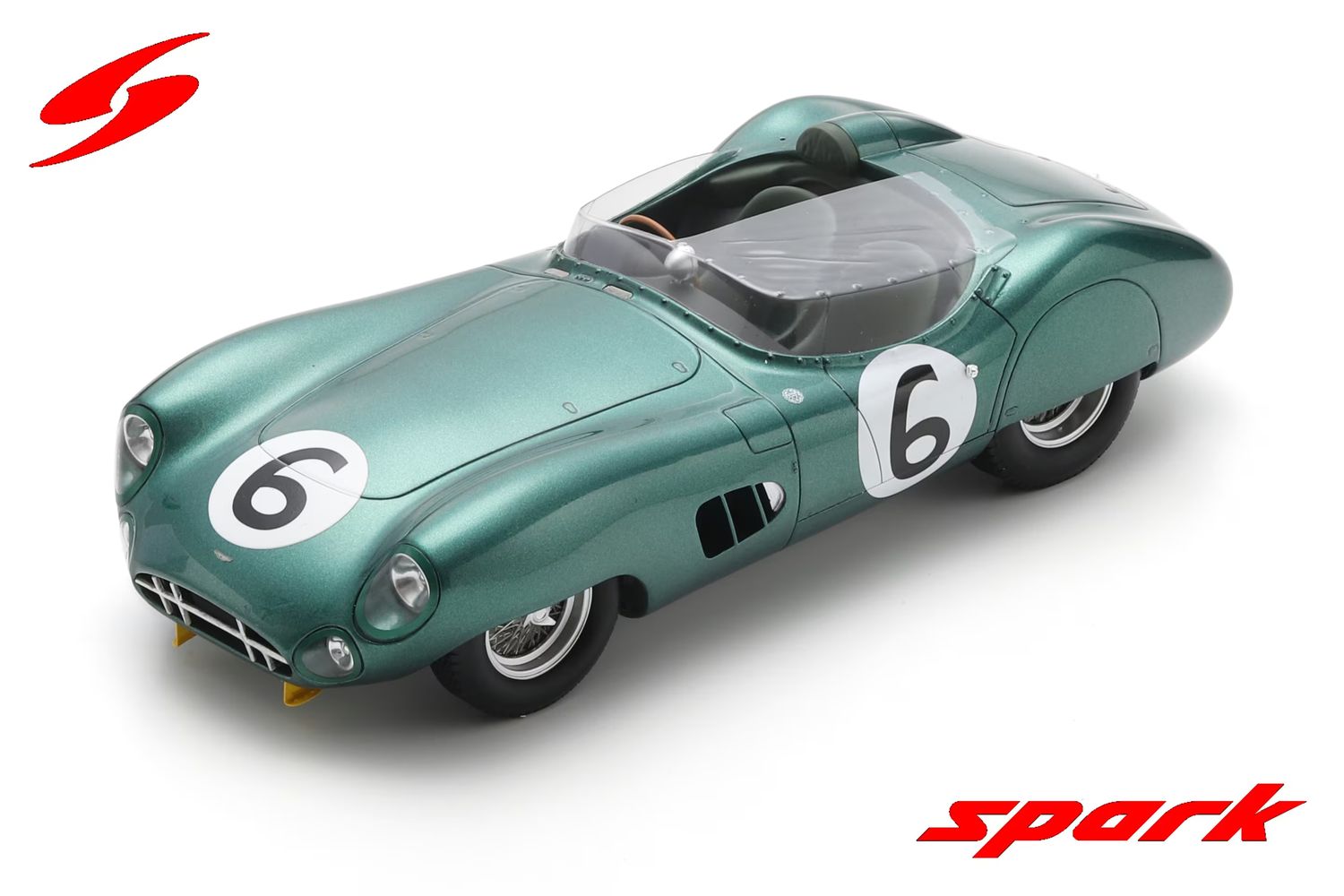 1:18 Spark - Aston Martin DBR1 No.6 2nd Le Mans 24H 1959 M. Trintignant - P. Frère