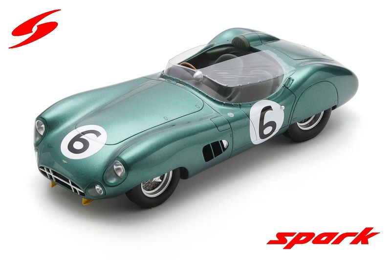 1:18 Spark - Aston Martin DBR1 No.6 2nd Le Mans 24H 1959 M. Trintignant - P. Frère