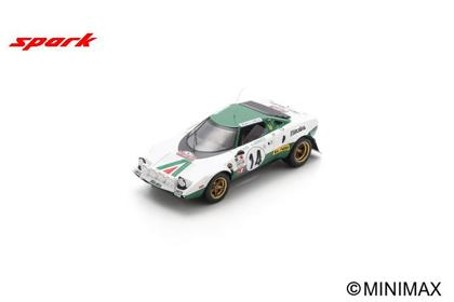 1:18 Spark - Lancia Stratos No.14 Winner Monte Carlo Rally 1975 S. Munari - M. Mannucci