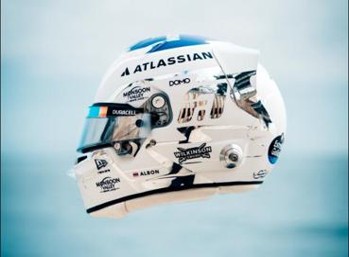 1:5 Spark Helmet - Atlassian Williams F1 Team - Alex Albon - 2026