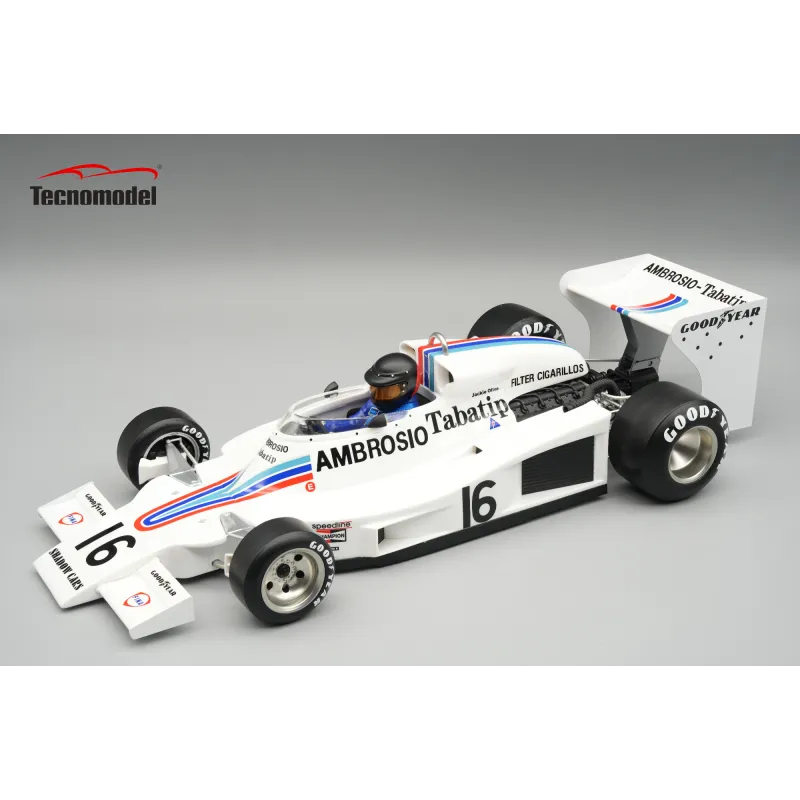 1:18 Tecnomodel - Shadow F1 DN8 #16 Sweden GP 1977 J. Oliver *With Driver Figure* 1:18 Tecnomodel - Shadow F1 DN8 #16 Sweden GP 1977 J. Oliver *With Driver Figure*