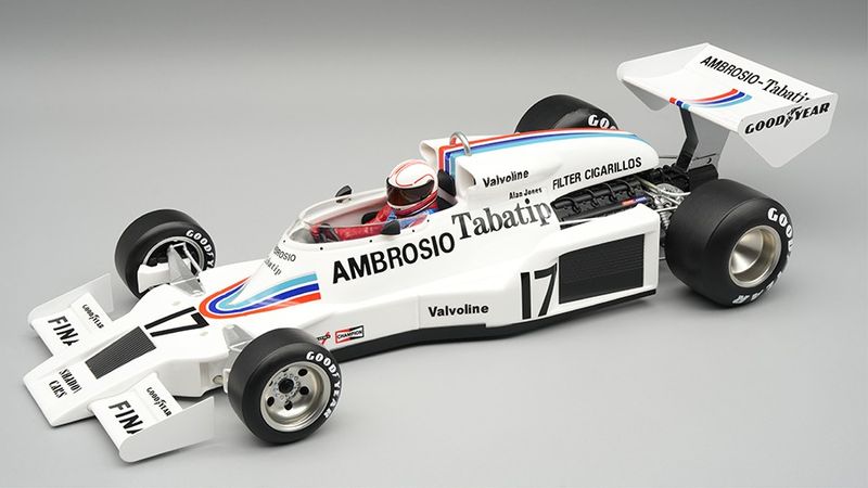 1:18 Tecnomodel - Shadow F1 DN8 #17 Winner Austrian GP 1977 A. Jones *With Driver Figure*