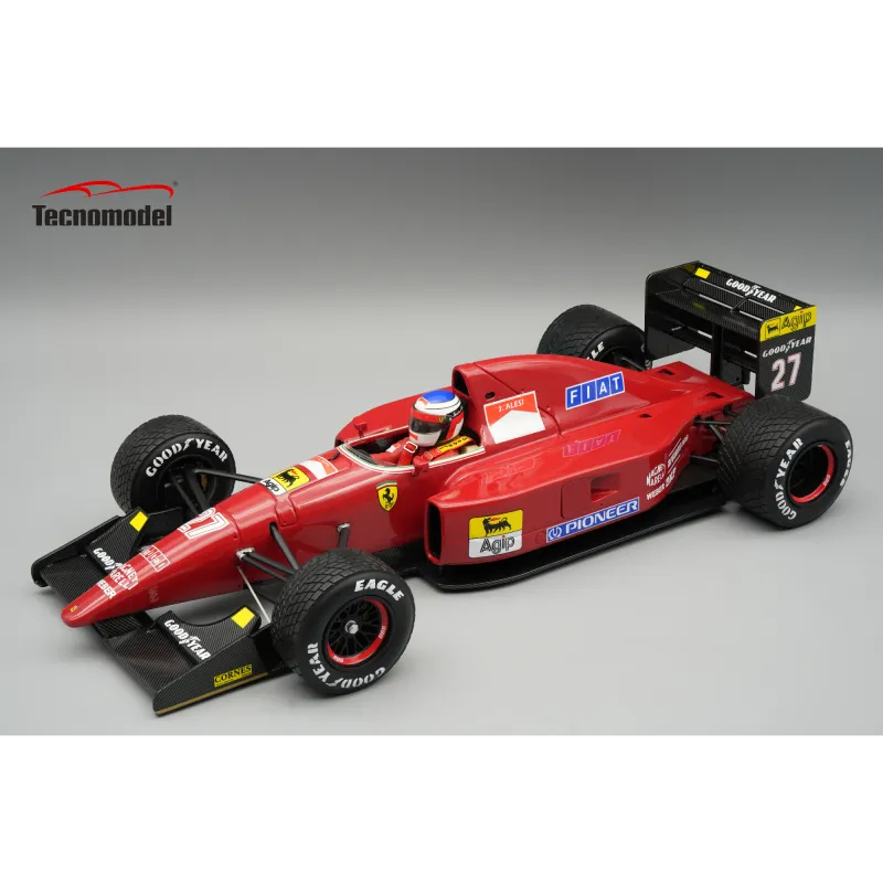 1:18 Tecnomodel -Ferrari F1 F92A Team Scuderia Ferrari Spa #27 Spain GP With Rain Tires 1992 J. Alesi *With Driver Figure* 1:18 Tecnomodel -Ferrari F1 F92A Team Scuderia Ferrari Spa #27 Spain GP With Rain Tires 1992 J. Alesi *With Driver Figure*