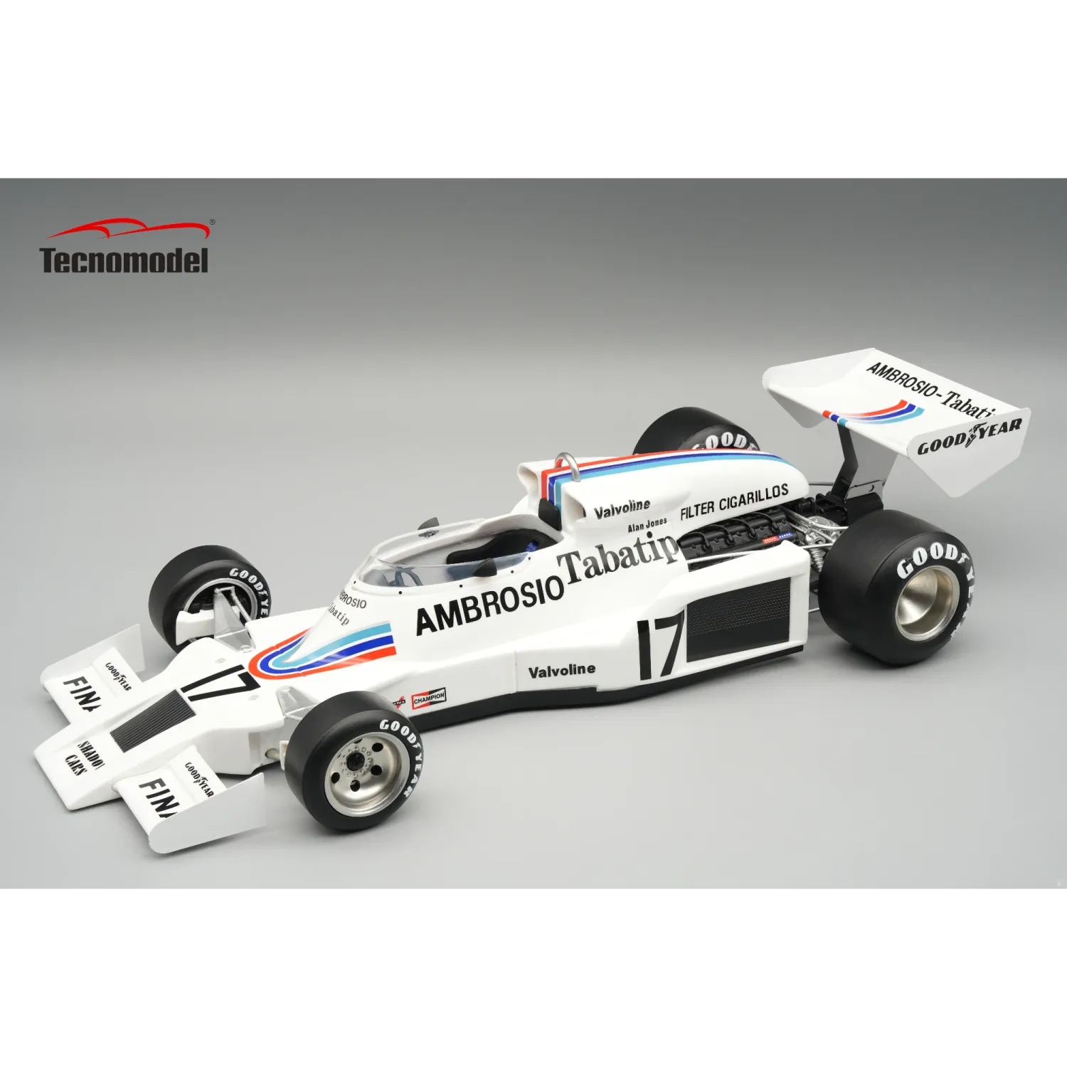 1:18 Tecnomodel - Shadow F1 DN8 #17 Winner Austrian GP 1977 A. Jones 1:18 Tecnomodel - Shadow F1 DN8 #17 Winner Austrian GP 1977 A. Jones