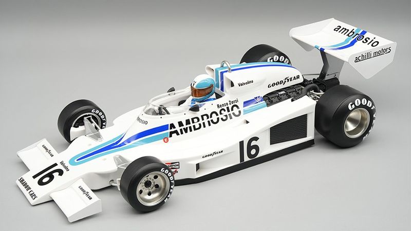 1:18 Tecnomodel - Shadow F1 DN8 #16 Long Beach GP 1977 R. Zorzi *With Driver Figure*