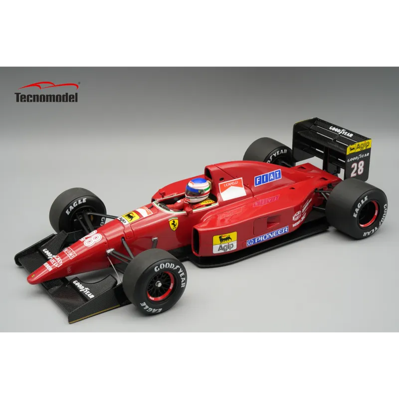 1:18 Tecnomodel - Ferrari F1 F92A Team Scuderia Ferrari Spa #28 British GP 1992 I. Capelli *With Driver Figure* 1:18 Tecnomodel - Ferrari F1 F92A Team Scuderia Ferrari Spa #28 British GP 1992 I. Capelli *With Driver Figure*
