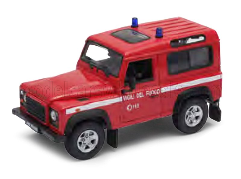 1:24 Welly - 1984 Land Rover Land Defender 90 Feuerwehr