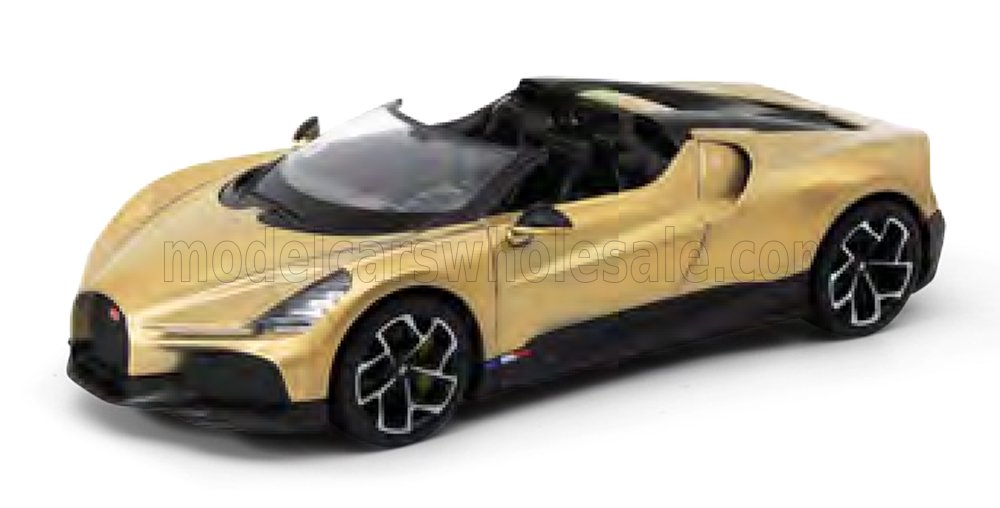 1:24 Welly - 2023 Bugatti W16 Mistral - Gold